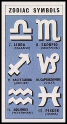 23 Zodiac Symbols (Southern)